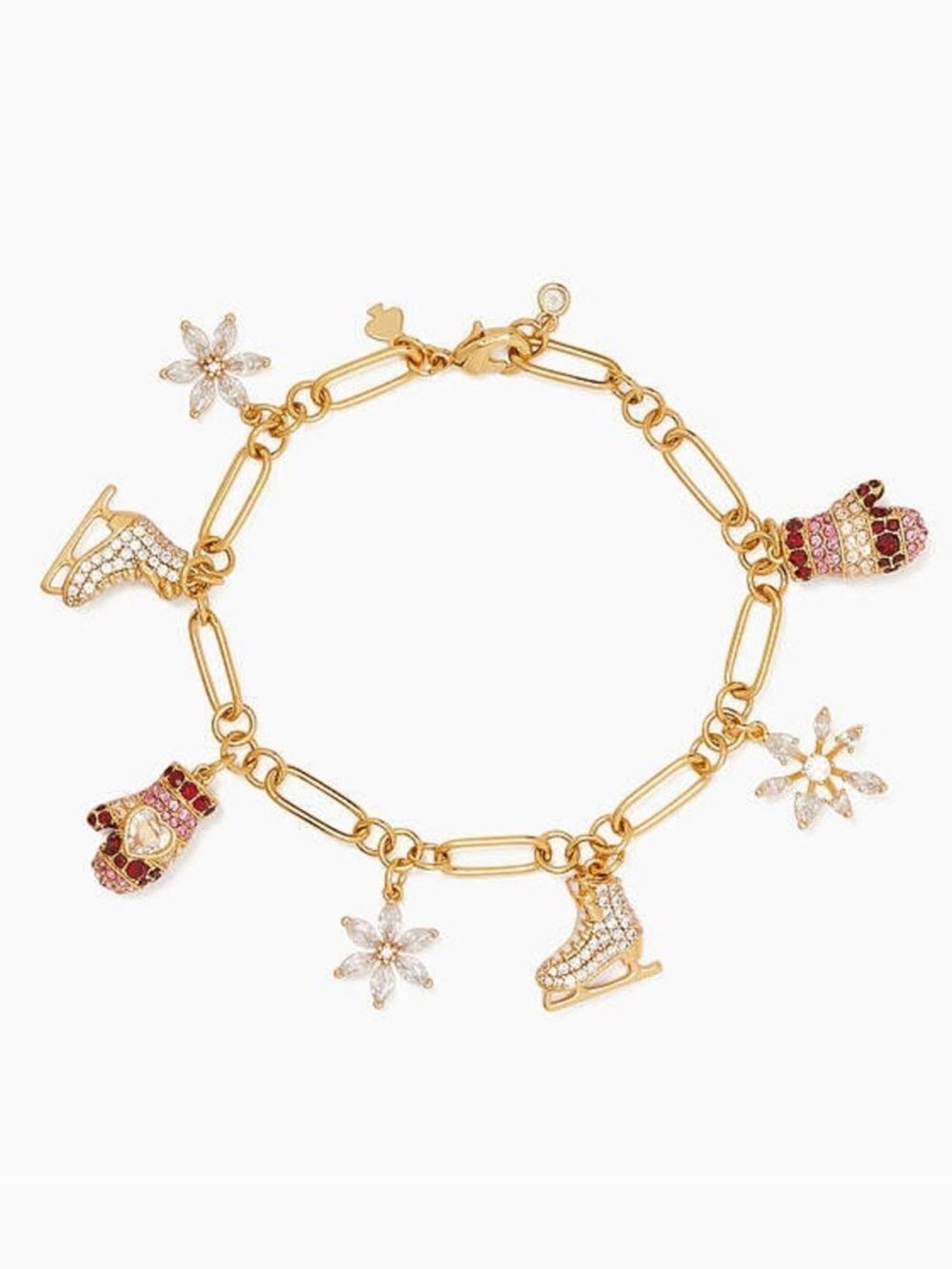 Kate Spade "Snow Day" Charm Bracelet